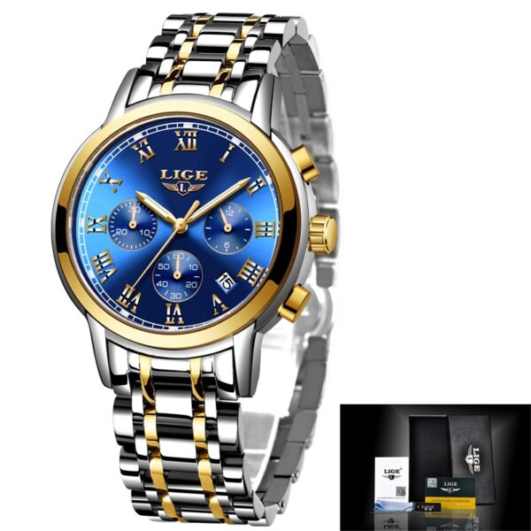 New Fashion Women Watches LIGE Top Brand Ladies Luxury Creative Steel Women Bracelet Watches Female Quartz Waterproof Watch Gift - Image 19