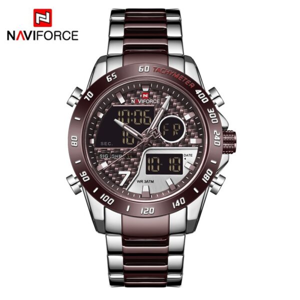 Luxury Brand Men Wrist Watch Military Digital Sport Watches For Man Steel Strap Quartz Clock Male Relogio Masculino - Image 5