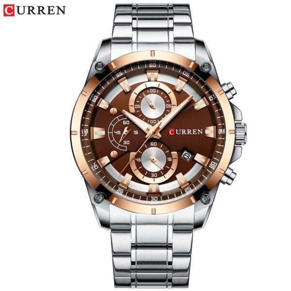 Men Watches Top Brand Luxury Business Automatic Date Watch Men Casual Waterproof Watch - Image 3