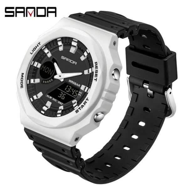 Men Quartz Watches Waterproof Men Military Sport Watch Dual Display Luminous Wristwatch Orologio uomo - Image 5