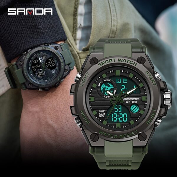 G Style Men Digital Watch Shock Military Sports Watches Fashion Waterproof Electronic Wristwatch Mens Relogios - Image 4