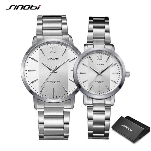 Elegant Brand Women Watch Luxury Men Quartz Watch Women Watches Ladies Steel Men  Wristwatches Lover Clock Relogio - Image 4