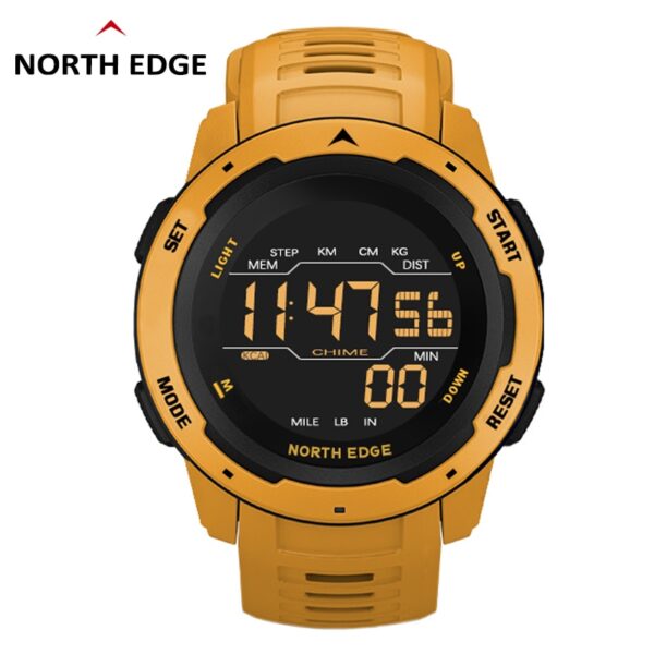 New Men Digital Watch Sports Watches Dual Time Pedometer Alarm Clock Waterproof 50M Digital Watch Military Clock - Image 5