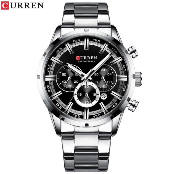 New Men Watches Top Brand Luxury Wrist Watch Quartz Clock Watch Men Waterproof Chronograph - Image 4