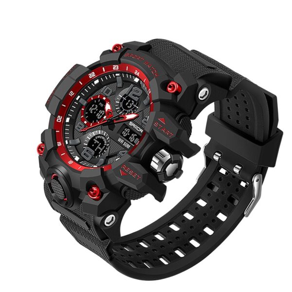 Sports Military Men Watches Waterproof Dual Display Quartz Wristwatch For Male Clock Stopwatch Relogios Masculino - Image 7