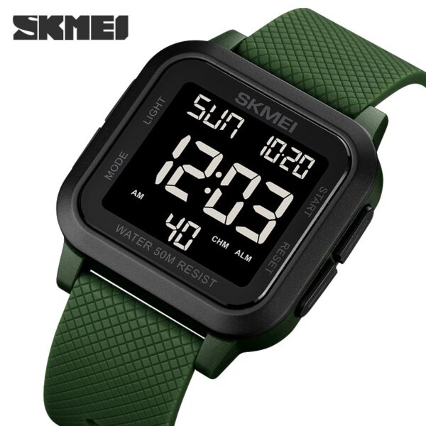 SKMEI Brand Sport Digital Watch Fashion LED Men's Watches Chrono Electronic Wristwatch Waterproof Countdown Clock Reloj Hombre - Image 5