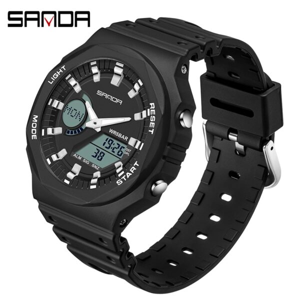 Men Quartz Watches Waterproof Men Military Sport Watch Dual Display Luminous Wristwatch Orologio uomo - Image 12