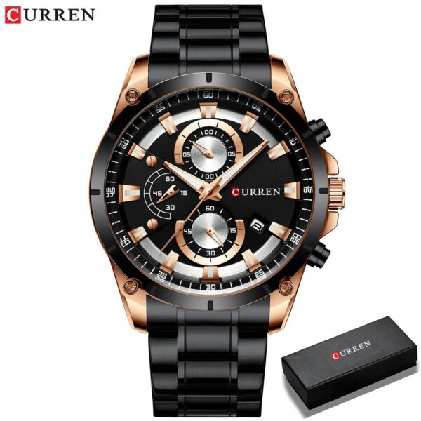 Men Watches Top Brand Luxury Business Automatic Date Watch Men Casual Waterproof Watch - Image 15