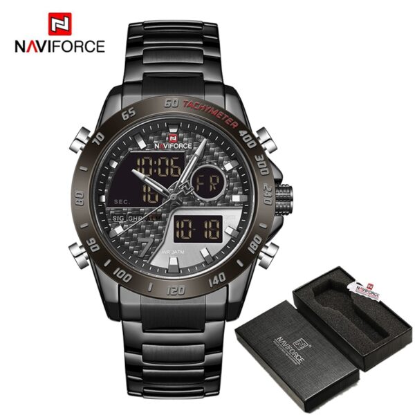 Luxury Brand Men Wrist Watch Military Digital Sport Watches For Man Steel Strap Quartz Clock Male Relogio Masculino - Image 4