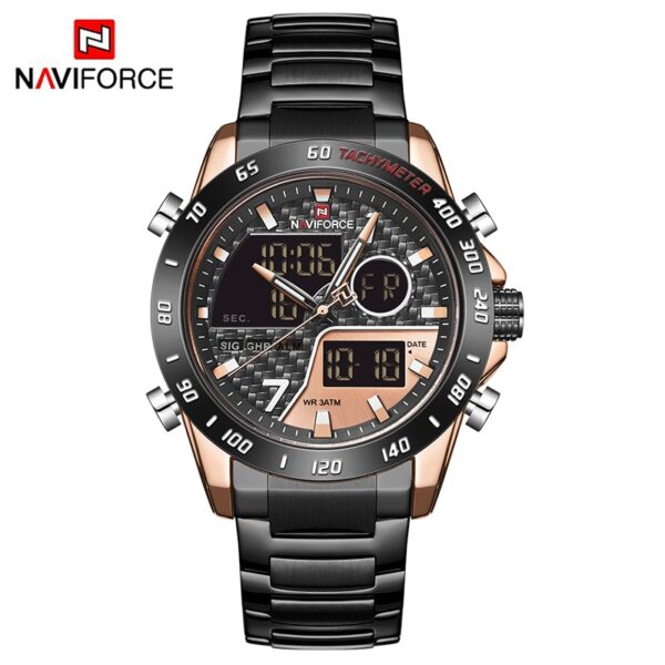 Luxury Brand Men Wrist Watch Military Digital Sport Watches For Man Steel Strap Quartz Clock Male Relogio Masculino - Image 8