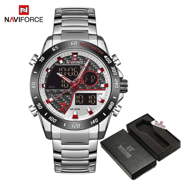 Luxury Brand Men Wrist Watch Military Digital Sport Watches For Man Steel Strap Quartz Clock Male Relogio Masculino - Image 11