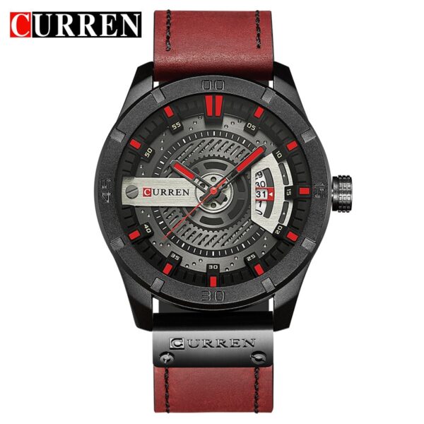 New Men Military Sports Watches Men Quartz Date Clock Man Casual Leather Wrist Watch Relogio Masculino - Image 13