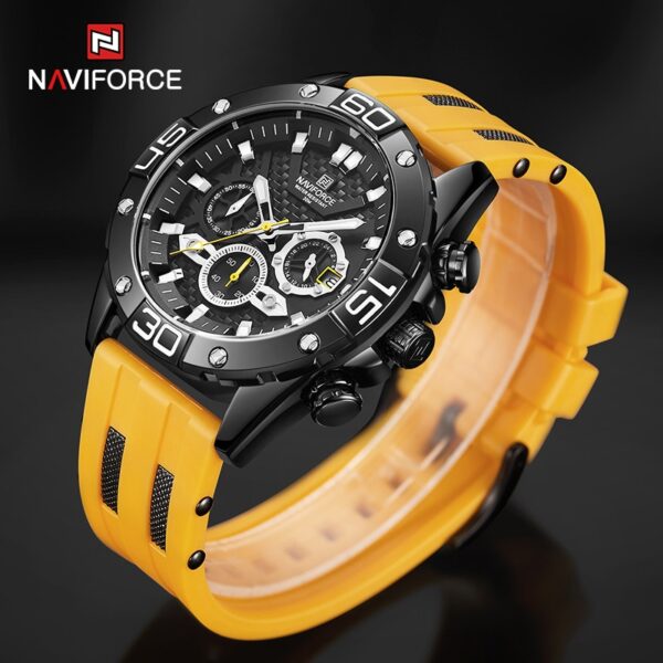 New Luxury Watches for Men Fashion Silicone Strap Military Waterproof Sport Chronograph Quartz WristWatch Clock With Date - Image 8