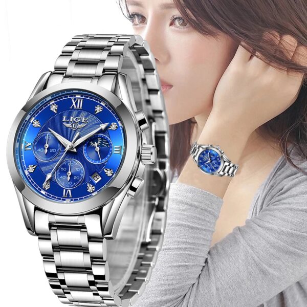 Women Watches Ladies Creative Steel Women Bracelet Watches Female Waterproof Clocks Relogio Feminino - Image 2