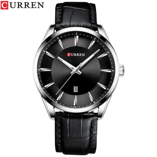 Quartz Watches for Men Leather Strap Male Wristwatches Top Luxury Brand Business Men Clock  45 mm Reloj Hombres - Image 3