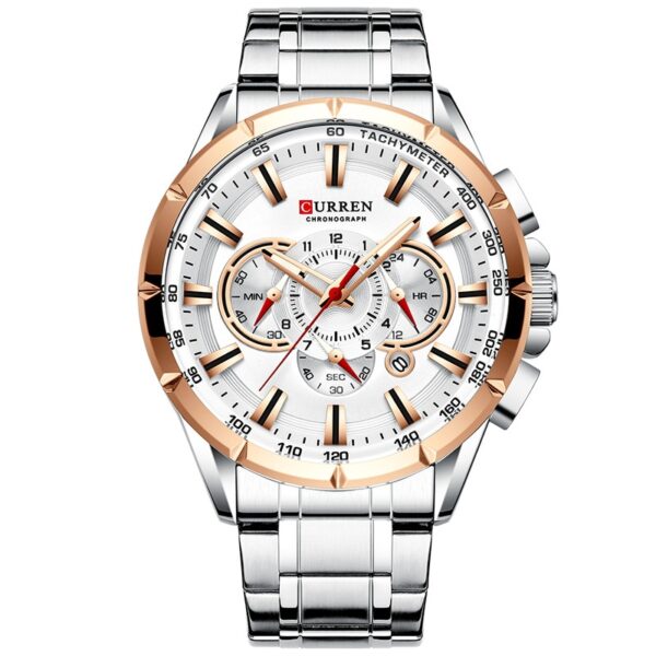 Men Watches Top Brand Luxury Chronograph Quartz Men Watch Waterproof Sport Wrist Watch Men Stainless Steel Male Clock - Image 10