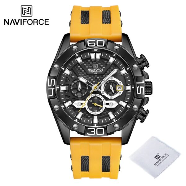 New Luxury Watches for Men Fashion Silicone Strap Military Waterproof Sport Chronograph Quartz WristWatch Clock With Date - Image 11