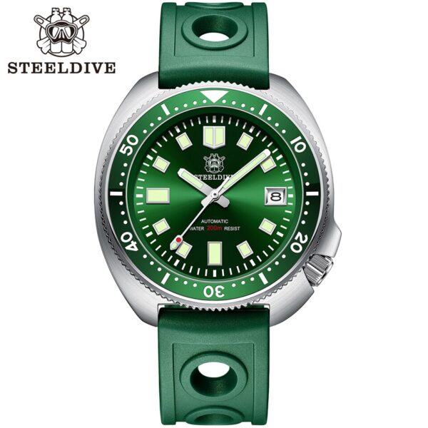 New Men SD1970 SteelDive Mechanical Watch Brand 44MM Men NH35 Dive Watch with Ceramic Bezel Watch - Image 4