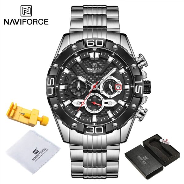 New Watches For Men Luxury Original Classic Quartz Clock Analog Chronograph Sport Waterproof Steel Band WristWatch - Image 10