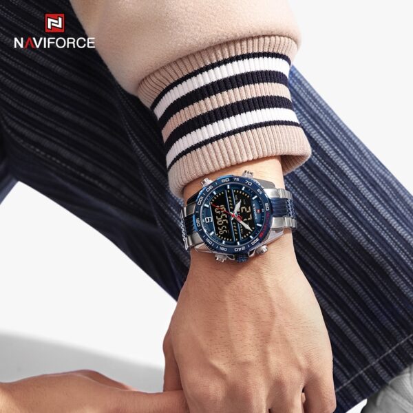 Digital Sport Watch For Men Steel Waterproof Chronograph Clock Fashion Luminous Quartz Wrist watches - Image 13