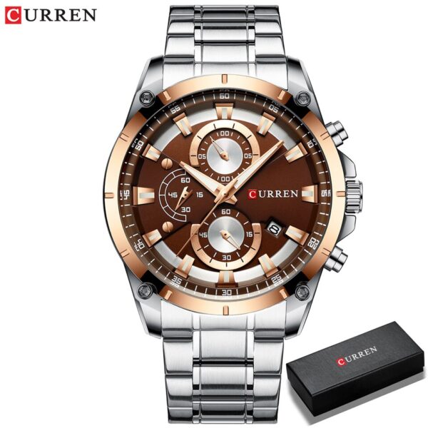 Men Watches Top Brand Luxury Business Automatic Date Watch Men Casual Waterproof Watch - Image 7