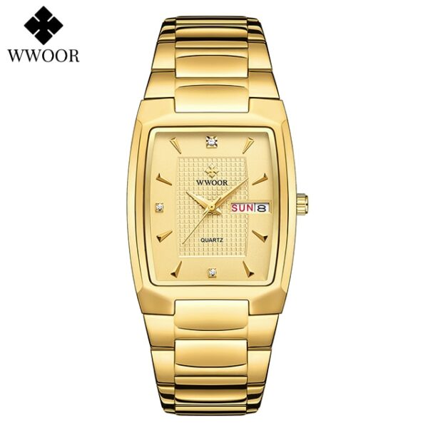 Men's Wristwatch  WWOOR Brand Luxury Quartz Watch Waterproof Business Male Date Clock Casual Fashion Black Relogio Masculino - Image 18