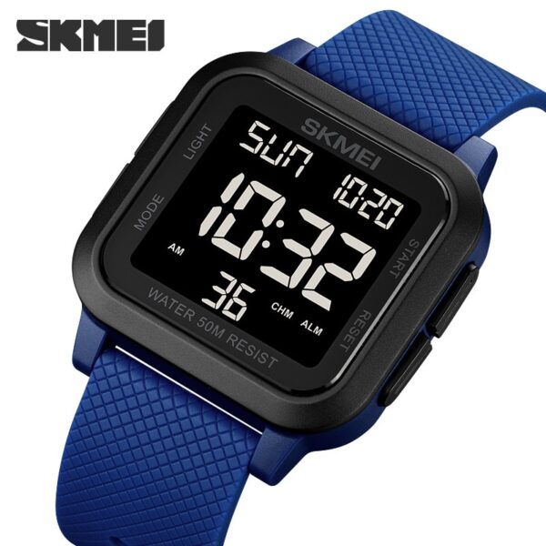 SKMEI Brand Sport Digital Watch Fashion LED Men's Watches Chrono Electronic Wristwatch Waterproof Countdown Clock Reloj Hombre - Image 7