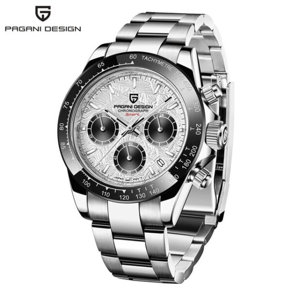 40mm New PAGANI DESIGN Men Quartz Watches Sapphire Luxury Chronograph Stainless Steel Waterproof Men Watch - Image 9