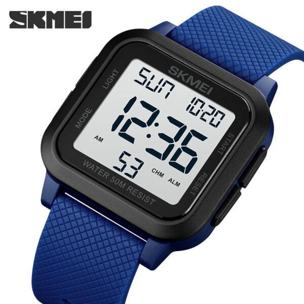 SKMEI Brand Sport Digital Watch Fashion LED Men's Watches Chrono Electronic Wristwatch Waterproof Countdown Clock Reloj Hombre - Image 2