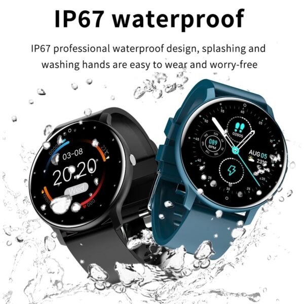 New Smart Watch Men Full Touch Screen Sport Fitness Watch IP67 Waterproof Bluetooth For Android ios smartwatch Men+box - Image 9