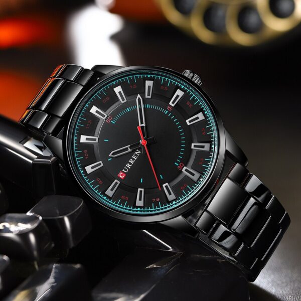 Simple Style Men Watches Quartz Wristwatches Stainless Steel Band Clock Male - Image 14