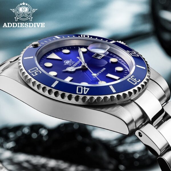 Men Luxury Quartz Watch 200m diver watches 41mm Ceramic Bezel Calendar Display Luminous Watches Men watch - Image 15