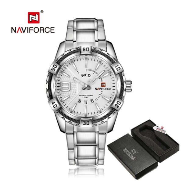 Men's Fashion Quartz Classic Watches for Business - Waterproof Steel Band Wristwatch - Image 10