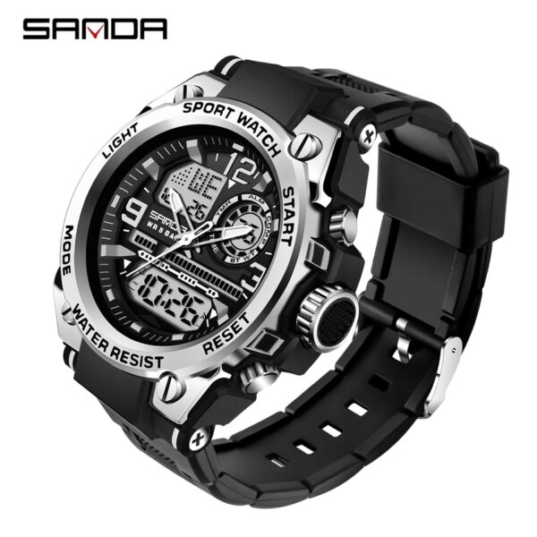 Men Watches 5ATM Waterproof Sport Military Wristwatch Quartz Watch for Men Clock Relogio Masculino 6024