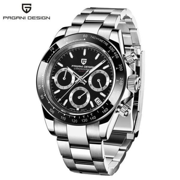 40mm New PAGANI DESIGN Men Quartz Watches Sapphire Luxury Chronograph Stainless Steel Waterproof Men Watch - Image 11