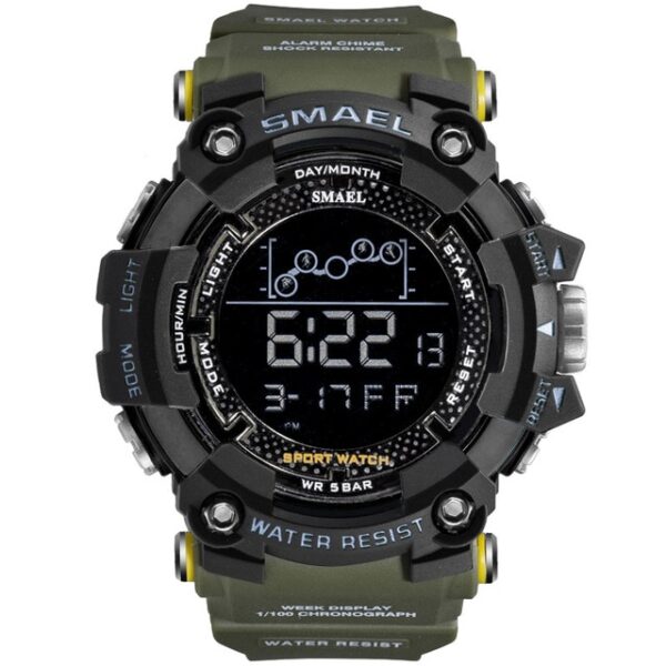 New Men Watch Military Waterproof Sport WristWatch Digital Stopwatches For Men 1802 Military Electronic Watches Male Clock - Image 7