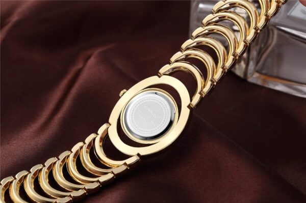 Gold Watch Women Luxury Brand bracelet Ladies Quartz Watch Gifts For Girl Full Stainless Steel Rhinestone wristwatches whatch - Image 7