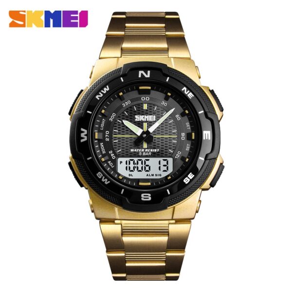 Men Watch Fashion Quartz Sports Watches Stainless Steel Strap Men Watches Top Brand Luxury Business Waterproof Wrist Watch - Image 9