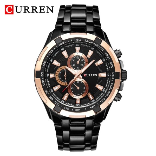 CURREN 8023 Quartz Watch Men Waterproof Sport Military Watches Mens Business Stainless Steel Wristwatch Male Clock reloj hombre - Image 4