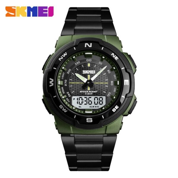 Outdoor Sport Watch Men 50m Waterproof Digital Quartz Dual Time Military Sports Watches Climbing Swim Clock - Image 6