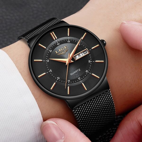 New Men Watches Waterproof Ultra Thin Date Clock Male Steel Strap Casual Quartz Watch Men Sports Wrist Watch - Image 10