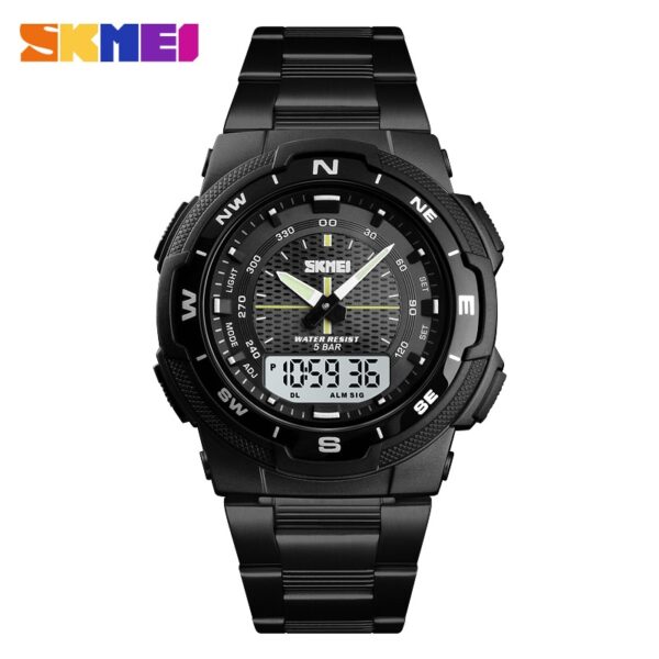 Outdoor Sport Watch Men 50m Waterproof Digital Quartz Dual Time Military Sports Watches Climbing Swim Clock - Image 7