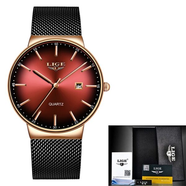 Classic Women Rose Gold Top Brand Luxury Ladies Dress Business Fashion Casual Waterproof Watches Quartz Calendar Wristwatch - Image 10