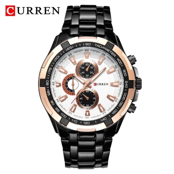 CURREN 8023 Quartz Watch Men Waterproof Sport Military Watches Mens Business Stainless Steel Wristwatch Male Clock reloj hombre - Image 8