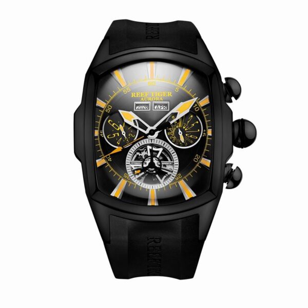 Reef Tiger RT Top Brand Luxury Big Watch for Men Blue Dial Mechanical Tourbillon Sport Watches Relogio Masculino RGA3069 - Image 17