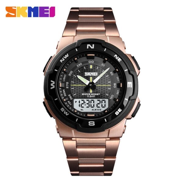 Outdoor Sport Watch Men 50m Waterproof Digital Quartz Dual Time Military Sports Watches Climbing Swim Clock - Image 11