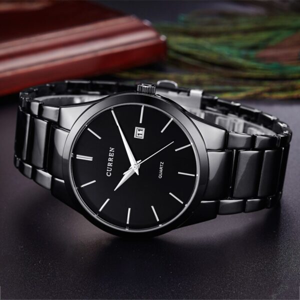 Luxury Classic Fashion Business Men Watches Display Date Quartz Watch Wristwatch Stainless Steel Male Clock Reloj Hombre - Image 10