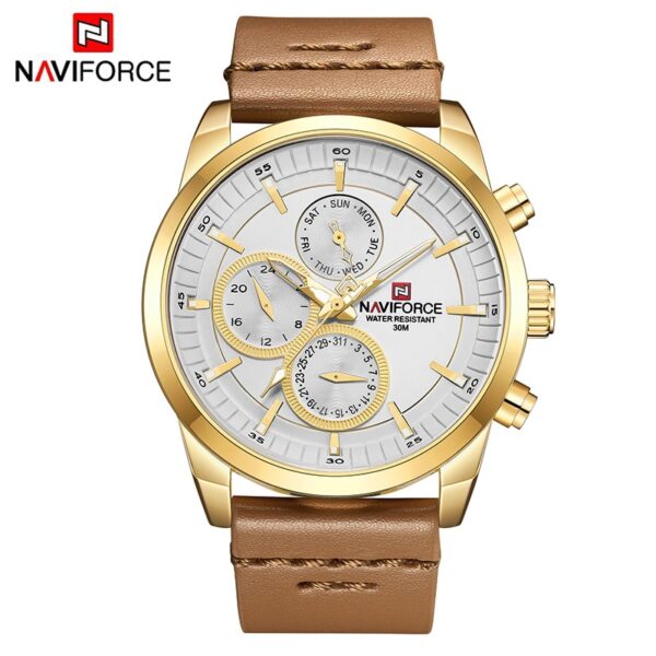 Men Watches Waterproof 24 hour Date Quartz Watch Man Fashion Leather Sport Wrist Watch Men Clock - Image 8