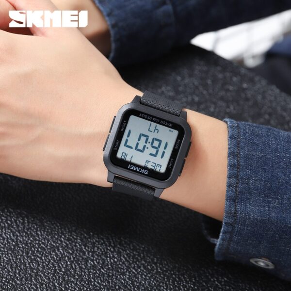 SKMEI Brand Sport Digital Watch Fashion LED Men's Watches Chrono Electronic Wristwatch Waterproof Countdown Clock Reloj Hombre - Image 11