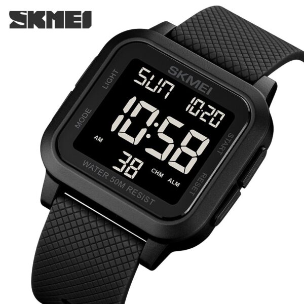 SKMEI Brand Sport Digital Watch Fashion LED Men's Watches Chrono Electronic Wristwatch Waterproof Countdown Clock Reloj Hombre - Image 10